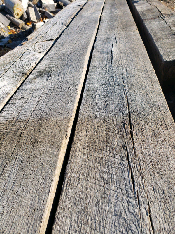 Reclaimed barn beam . Hand hewn  and rough sawn. in Other in Stratford - Image 8