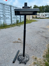Paramount Infrared Electric Patio or Shop Heater on a Stand
