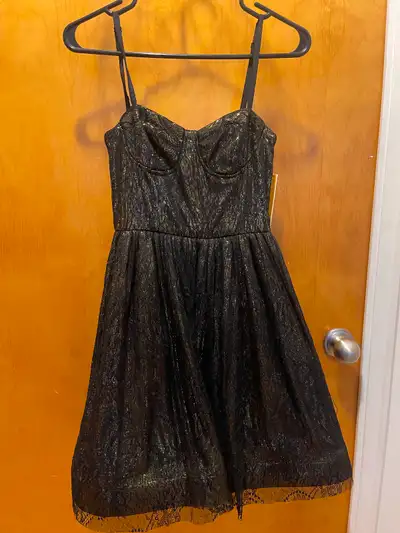 New Dress Alice + Olivia By Stacey Bendet Size 0 Black Color Lux, View more