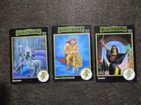 3 cartes (cards) Forgetten Realms (Dungeons and Dragons)
