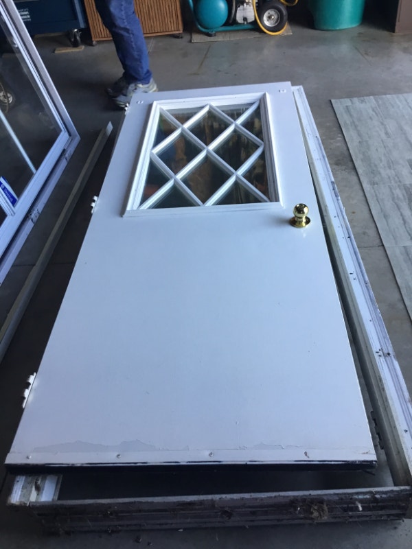 Steel door and storm door Windows, Doors & Trim Miramichi Kijiji