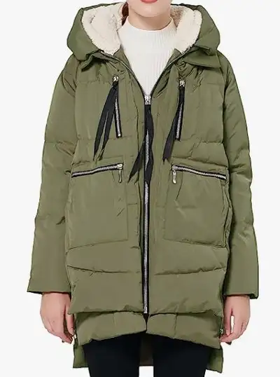 New Orolay winter coat green Size small Asking $95 (more then half price) https://www.buzzfeed.com/e...