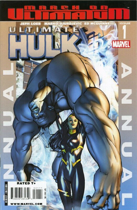 Ultimate Hulk #1 Annual Marvel Comic Book 1st print VF/NM dans Bandes dessinées  à Longueuil/Rive Sud