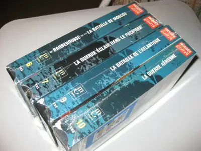 VHS DE GUERRE ET LIVRES SUR LA GUERRE - VINTAGE, View more