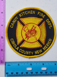 Cibola county new Mexico candy kitchen fire dept patch crest