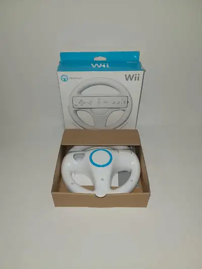 Good condition. $15. Comes with orginal packaging. No issues works well. For Mario kart. Just the wh...