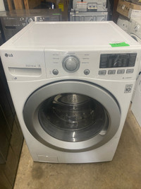  LG white front load washer