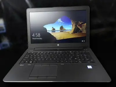 HP ZBook G3 15.6", Xeon E3-1545v5, 32GBram, 256GB-Nvme, Win10pro, View more