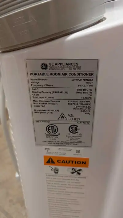 Portable AC 14000 btu, View more