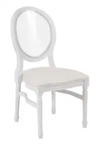White Louis Chairs For Sale - New Condition