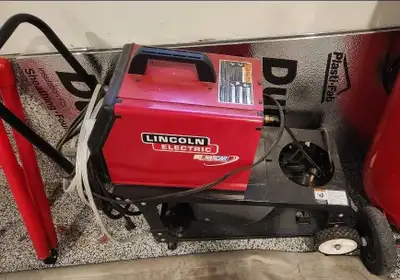 Lincoln Mig Welder, Cart and Mask, View more