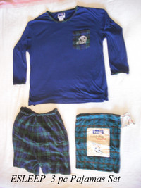 ESleep Pajamas NFL, L. T-top, shorts, bag, soft