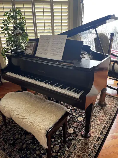 1931 Heintzman Baby Grand Piano – Restored and Full of History, View more