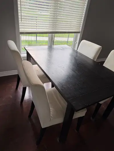 free dining room table and chairs, View more