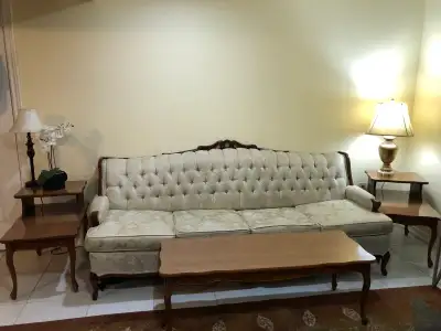 Vintage French Provincial sofa bed set , View more