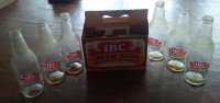 6 Glass Bottles, IBC Cream Soda, Cardboard Carton