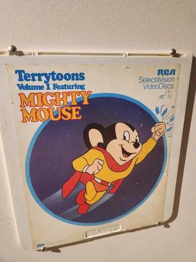 Vintage original mighty mouse video disc , View more
