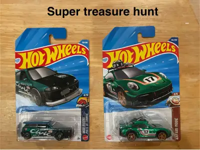 Super treasure hunt Honda civic costume $180 Super treasure hunt Porche 911 Rallye $100 Can ship Eas...