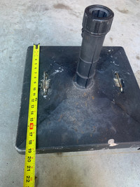 Heavy duty umbrella base