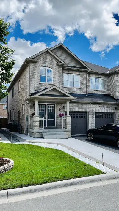 Available Immediately Semi-detach FOUR BEDROOM THREE BATH HOUSE FOR RENT in an upscale neighbourhood...