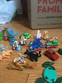 Vintage kinder surprise kids toys from the 90s and 2000s