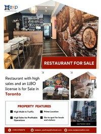 High Volume Restaurant for sale in Toronto
