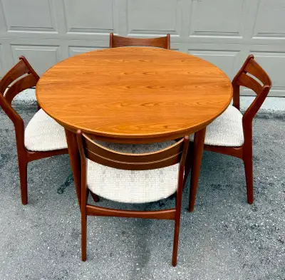 Teak Vintage Mid Century Modern Dining Chairs , View more