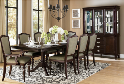 China Cabinet and Dining Table Set, View more