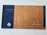 1998-99 Maple Leafs FULL Season Ticket Book w/MLG Final Game