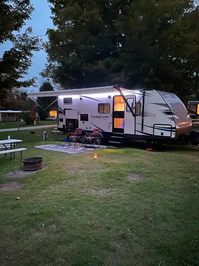 We are sad too see our trailer go but unfortunately we out grown this unit This 2021 Passport has a...