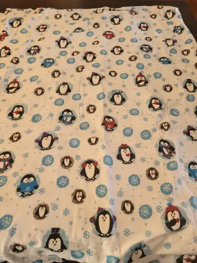 Flannel sheets & duvet set! Polar bears & Penguins, View more
