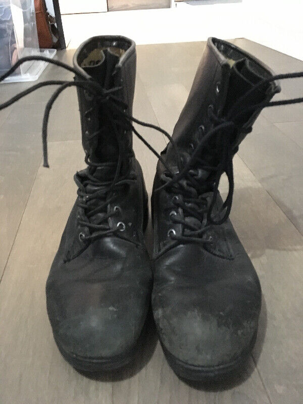Bottes en cuir leather boots dans Chaussures pour hommes  à Trois-Rivières - Image 4