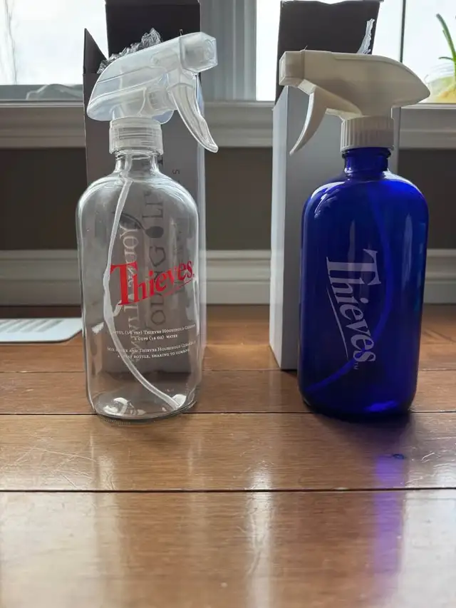 Young Living Glass Bottles with spray nozzle - NEW