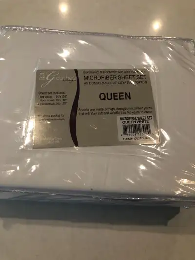 Brand new Gouchee Designs B2C  Microfiber Sheet SET - QUEEN, View more