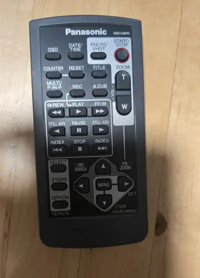 In good condition. The Panasonic N2QAEC000003 is a compact, genuine wireless infrared (IR) remote co...