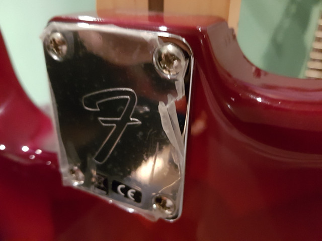 Fender Player Stratocaster  Aged Cherry Burst $950 obo in Guitars in Miramichi - Image 4