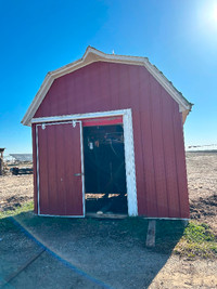 Red fuel shed