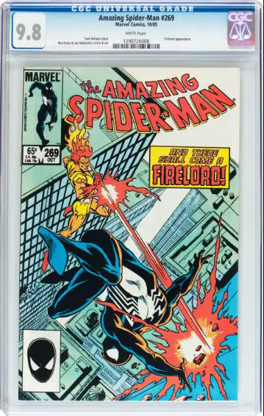 AMAZING SPIDERMAN 269 CGC GRADED 9.8 FIRELORD APPEARANCE, View more
