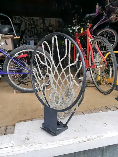 Heaven duty hoop with spring and net