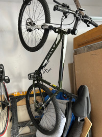 Jamis trail X mountain bike, dark green in color, 27 speed, $750