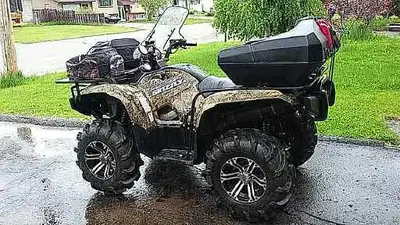 2008 Yamaha Grizzly , 700 cc. Great machine, low mileage, electric steering, snow blade, passenger s...