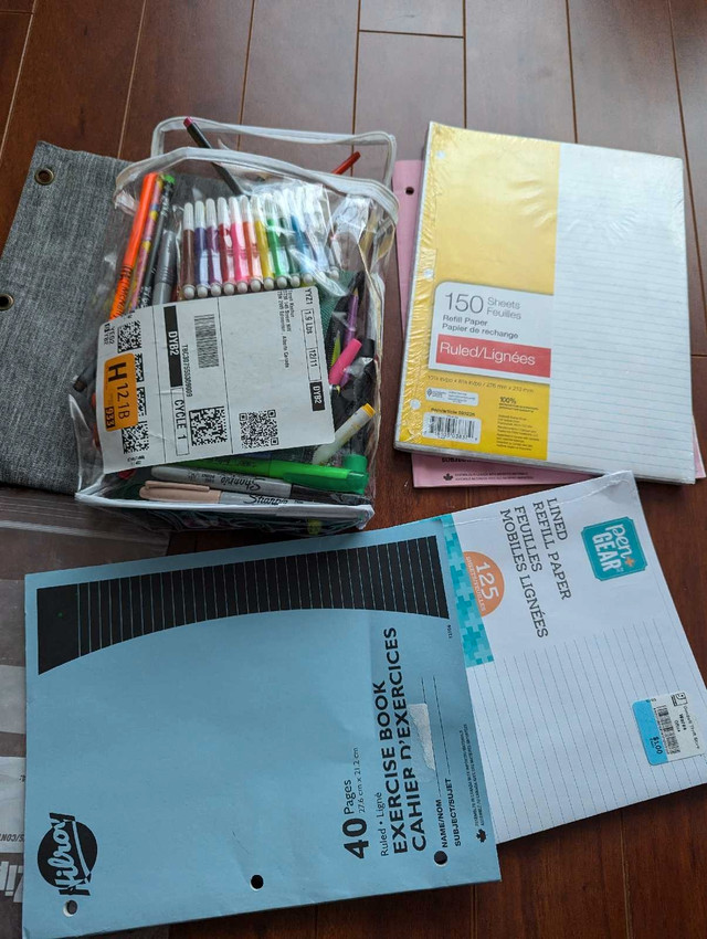 2full box of school supplies. little bit of everything new in Hobbies & Crafts in Edmonton