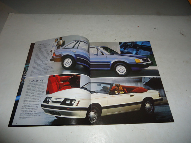 1986 FORD/MERCURY/LINCOLN/TRUCKS DEALER SALES BROCHURE in Arts & Collectibles in Belleville - Image 2