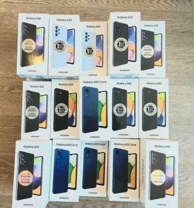 SALE BRAND NEW SEALED SAMSUNG  A03Core,A04E, AO4,A14,A24,A34,A54 in Cell Phones in City of Toronto - Image 2