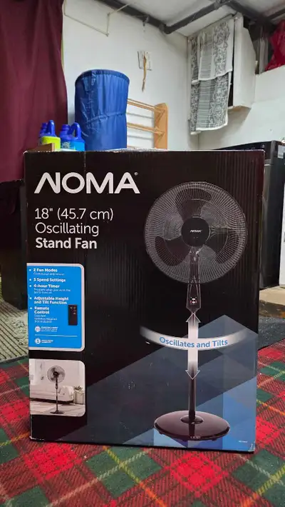 NOMA fan with remote, View more