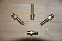 HOSE NIPPLES STRAIGHT BARBED BRASS FITTING