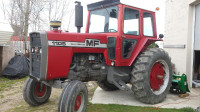 1978  Massey Ferguson 1105 tractor with new 7 foot rototiller