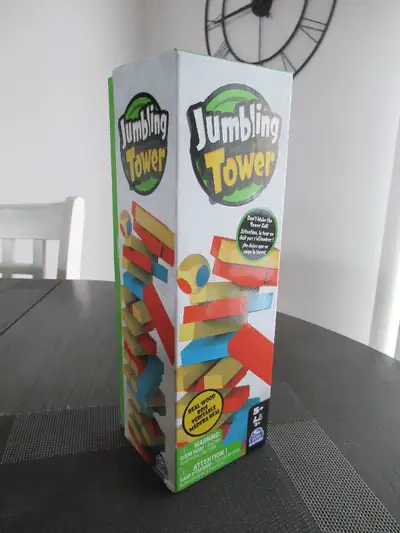 Jumbling Tower Real Wood Rainbow Blocks BRAND NEW, SEALED, View more