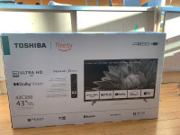 TOSHIBA 43” , 50”, 55”  Smart TV (4K ultra HD)
