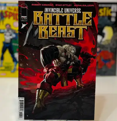 Battle Beast #1 (1:25 Ngu Variant) + Invincible #1 Foil Reprint, View more